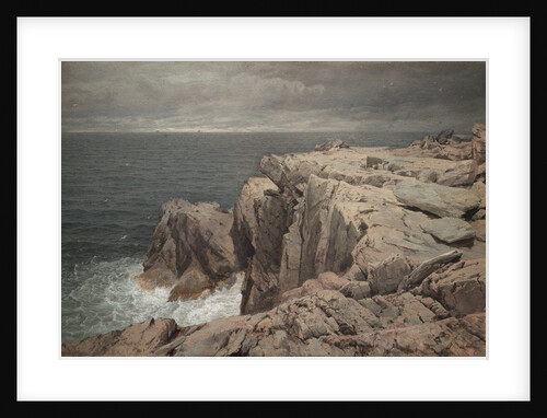 Cormorant Cliff, Jamestown, Rhode Island, 1877 by William Trost Richards