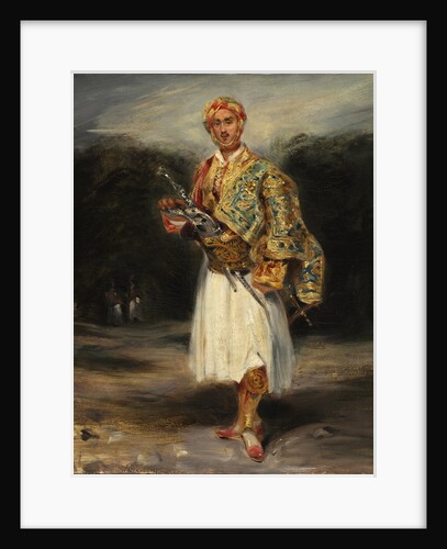 Count Demetrius de Palatiano in Suliot Costume, not dated by Eugène Delacroix (imitator of)