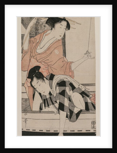 Couple in a Boat, c. 1799 by Kitagawa Utamaro
