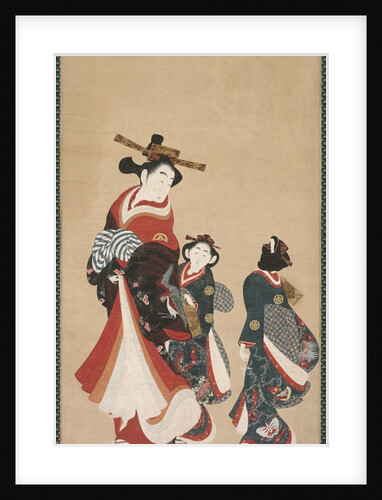 Courtesan and Attendants, c. 1748-1751 by Engetsudo (attributed to)
