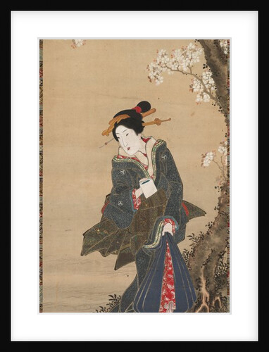 Courtesan, 19th century by Ikeda Eisen