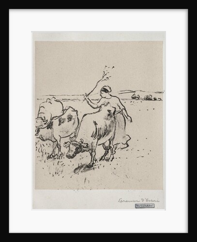 Cowherder, c. 1899 by Camille Pissarro