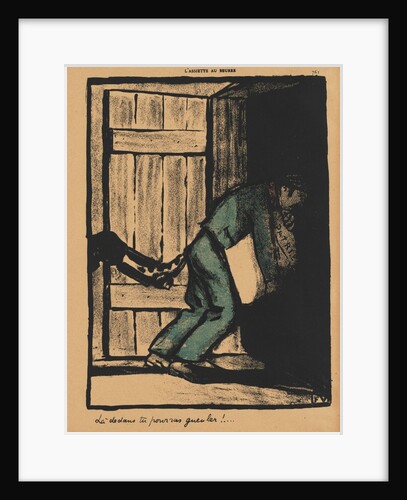 Crimes and Punishments IV, 761: You can bawl, 1872 by Félix Vallotton