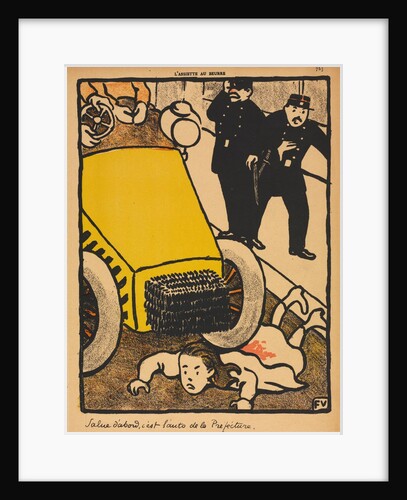 Crimes and Punishments VI, 763: Salute First, 1871 by Félix Vallotton