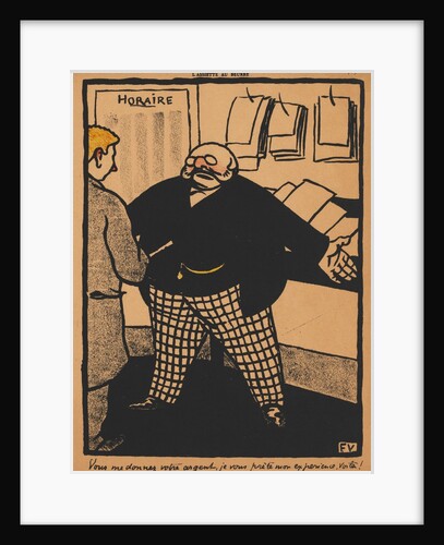 Crimes and Punishments XII, 759: You give me your money, 1869 by Félix Vallotton