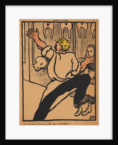 Crimes and Punishments XX, 777: Help! My cutlet's being stolen!, 1869 by Félix Vallotton