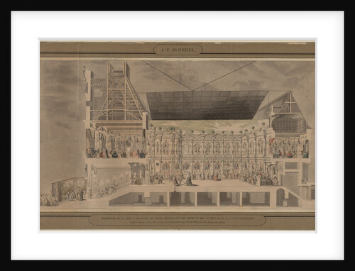 Cross Section of the Hôtel de Ville Seen in Perspective?, 1739-1740 by Jacques-François Blondel