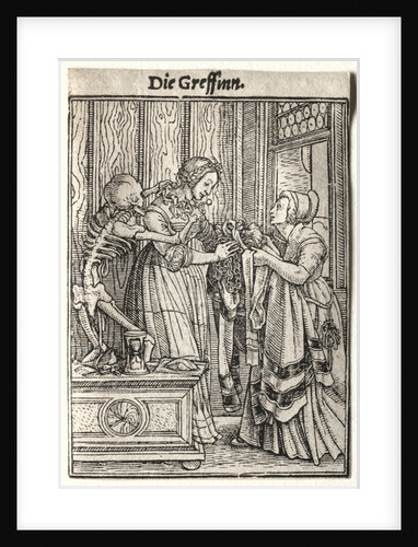 Dance of Death: The Countess by Hans Holbein