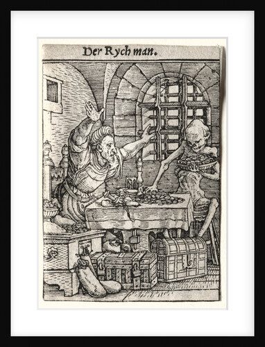 Dance of Death: The Miser, c. 1526 by Hans Holbein