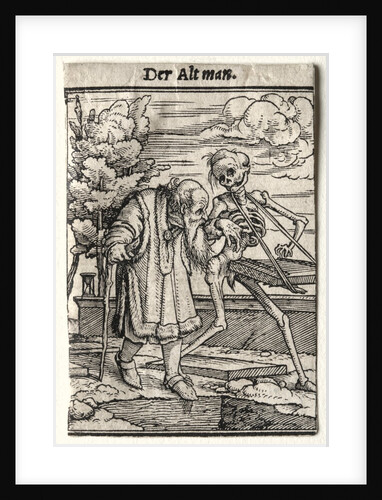 Dance of Death: The Old Man by Hans Holbein