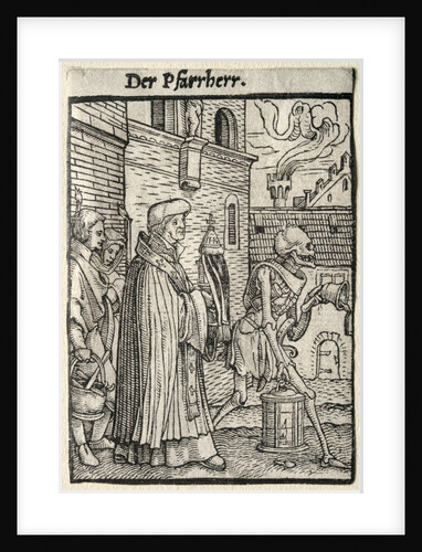 Dance of Death: The Pastor by Hans Holbein