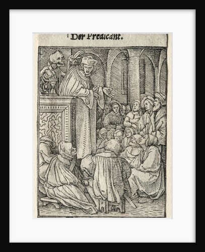 Dance of Death: The Preacher by Hans Holbein