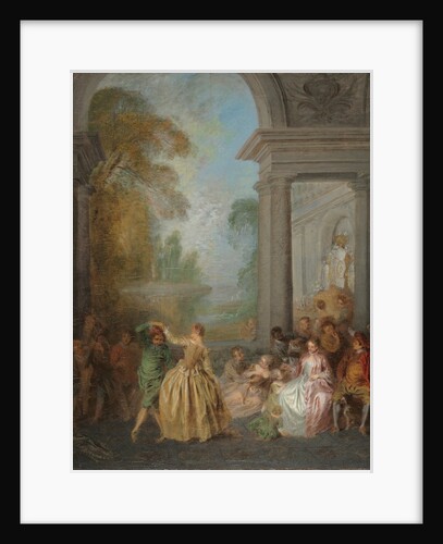 Dancers in a Pavilion, 1720s by Jean-Baptiste Pater