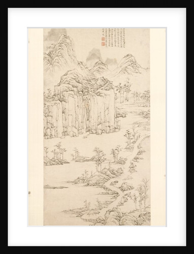 Daoist Retreat in Mountain and Stream, 1567 by Lu Zhi