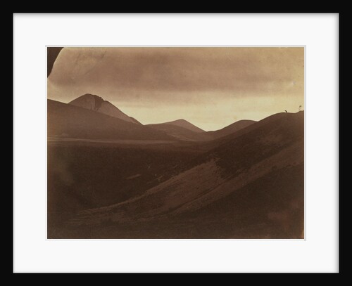 Dark Landscape with Hills, c. 1857 by Frank Chauvassaignes