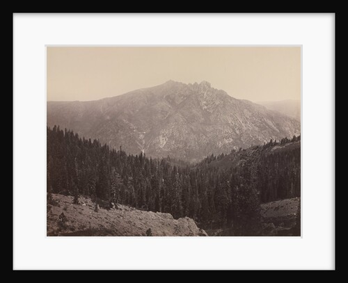 Davoncastle Butte, Sierra Nevada, c. 1866-1870 by Carleton E. Watkins