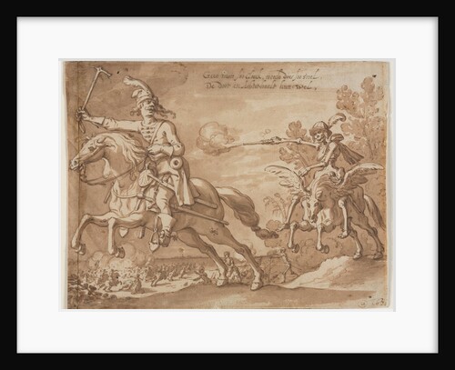 Death on Horseback Chasing a Flying Knight, 1631 by Sebastian Vrancx