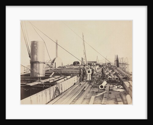 Deck Scene of the Great Eastern, 1857 by Robert Howlett
