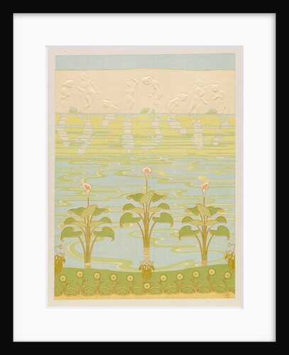 Decoration in Enameled Tiles for Bathroom, 1898 by Félix Albert Anthyme Aubert; Alexandre-Louis-Marie Charpentier