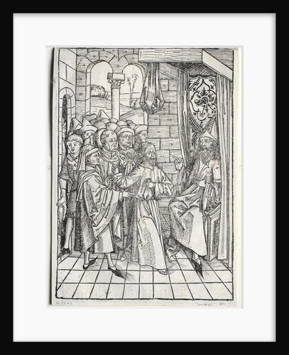 Der Schatzbehalter: Christ before Caiaphas, 1491 by Michael Wolgemut