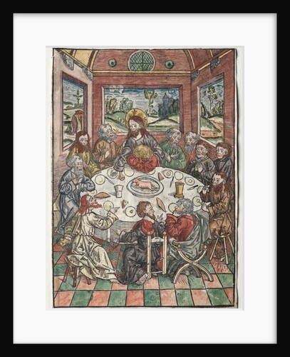 Der Schatzbehalter: The Last Supper, 1491 by Michael Wolgemut