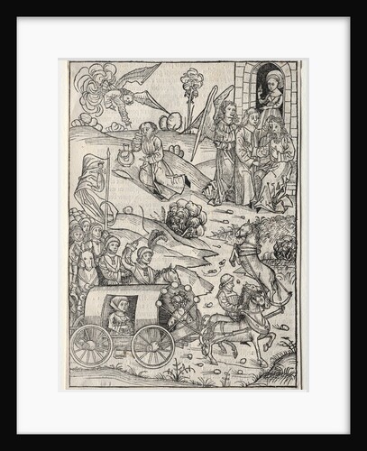 Der Schatzbehalter: The Return of Tobias to Tobit; The Arrival of Tobias Wife…, 1491 by Michael Wolgemut