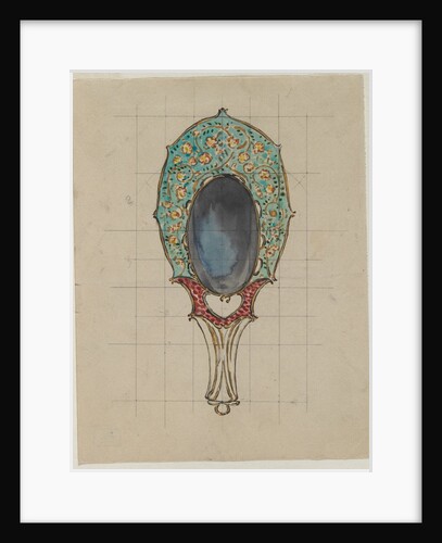 Design for a Hand Mirror, c. 1900-1902 by Félix Bracquemond