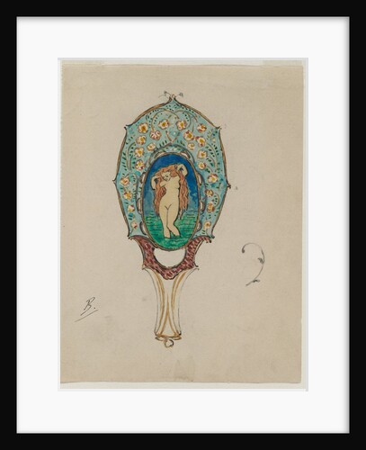 Design for a Hand Mirror, c. 1900-1902 by Félix Bracquemond