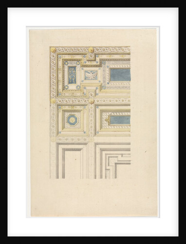 Design for Ornamental Ceiling, 19th century by Anonymous