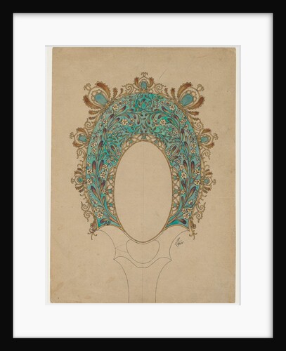 Designs for a Hand Mirror, c. 1900-1902 by Félix Bracquemond