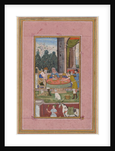 Dining Scene with European Elements, c. 1590 by Unknown