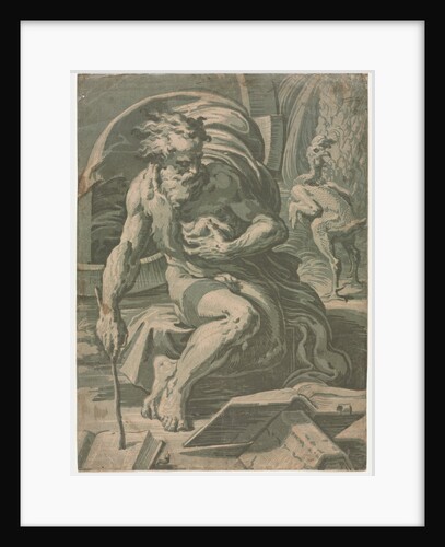 Diogenes, c. 1524-1527 by Ugo da Carpi