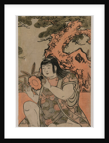 Doll Playing a Hand Drum, 1770s by Kitao Shigemasa
