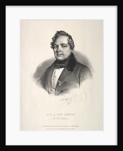 Dr. Friedrich August von Ammon, 1838 by Franz Seraph Hanfstaengl
