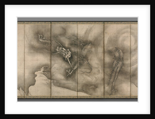 Dragon and Tiger, 1500s by Sesson Sh?kei