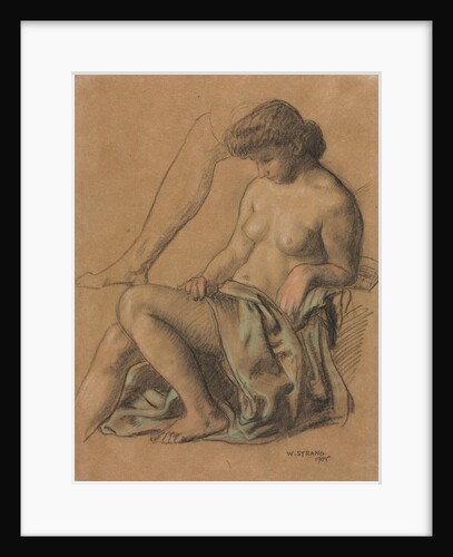 Draped Figure Seated, 1905 by William Strang