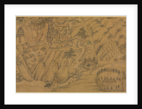 Dwelling in the Longmian Mountains, 1100s-1200s by Li Gonglin