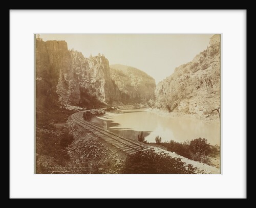 Echo Cliffs, Canyon of the Grand River, Glenwood Extension, Colorado, 1885 by William Henry Jackson