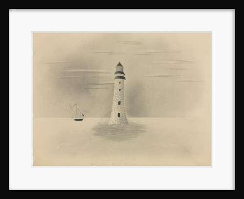 Eddystone Lighthouse, 1840 by Mary Altha Nims