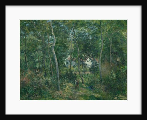 Edge of the Woods Near LHermitage, Pontoise, 1879 by Camille Pissarro