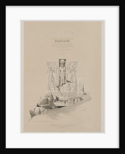 Egypt and Nubia, Volume I: Frontispiece, 1846 by Louis Haghe