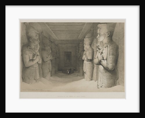 Egypt and Nubia, Volume I: Interior of the Temple of Aboo-Simbel, 1846 by Louis Haghe