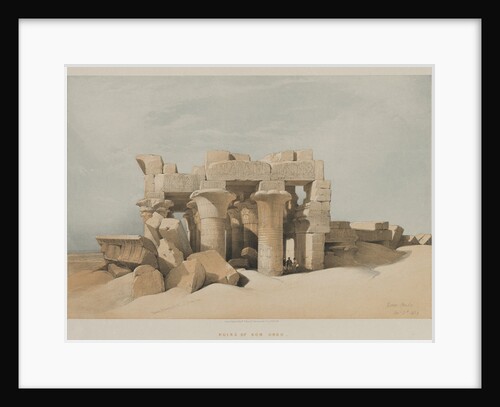 Egypt and Nubia, Volume I: Kom-Ombo, 1846 by Louis Haghe