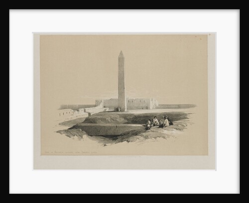 Egypt and Nubia, Volume I: Obelisk at Alexandria, Commonly called Cleopatra's Needle, 1846 by Louis Haghe