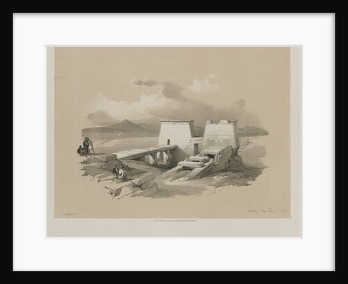 Egypt and Nubia, Volume I: Temple of Wady Saboua, Nubia, 1846 by Louis Haghe