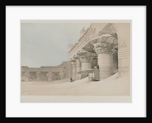 Egypt and Nubia, Volume II: Edfou, 1846 by Louis Haghe