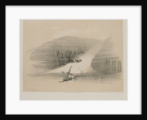 Egypt and Nubia, Volume II: Excavated Temples of Abo Simble, Nubia, 1848 by Louis Haghe