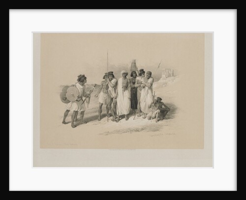 Egypt and Nubia, Volume II: Group of Nubians-Wady Kardasey, 1847 by Louis Haghe