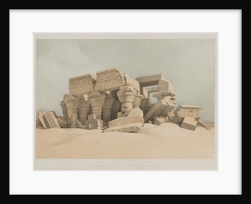 Egypt and Nubia, Volume II: Kom-Ombo, 1846 by Louis Haghe