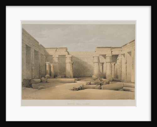 Egypt and Nubia, Volume II: Medinet Abou, Thebes, 1847 by Louis Haghe